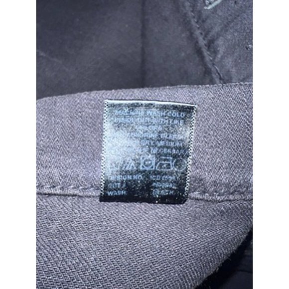 Joe's Jeans Black Elastic Waist Pull On Flat Front Ankle Zip Legging Size L - Picture 7 of 8